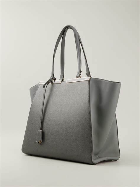 fendi triplet bag|Fendi grey handbags.